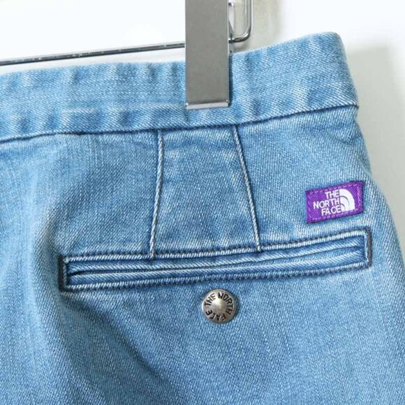 [NORTH FACE PURPLE LABEL] Webbing Belt Denim Wide Tapered Pants - Picture 3 of 9